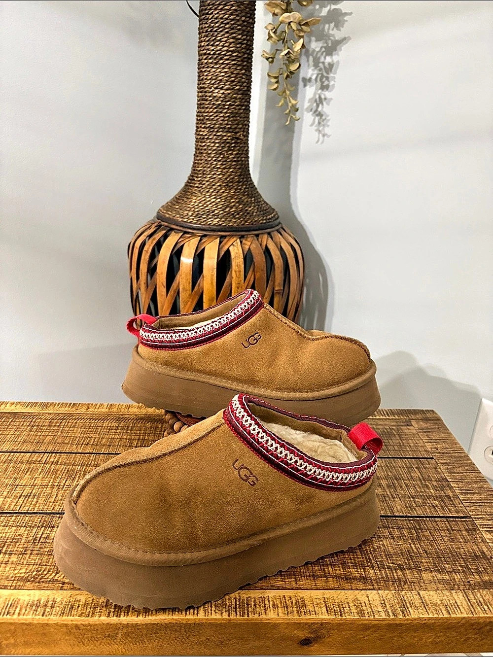 UGG Tasman Platform Slippers Brown US 6